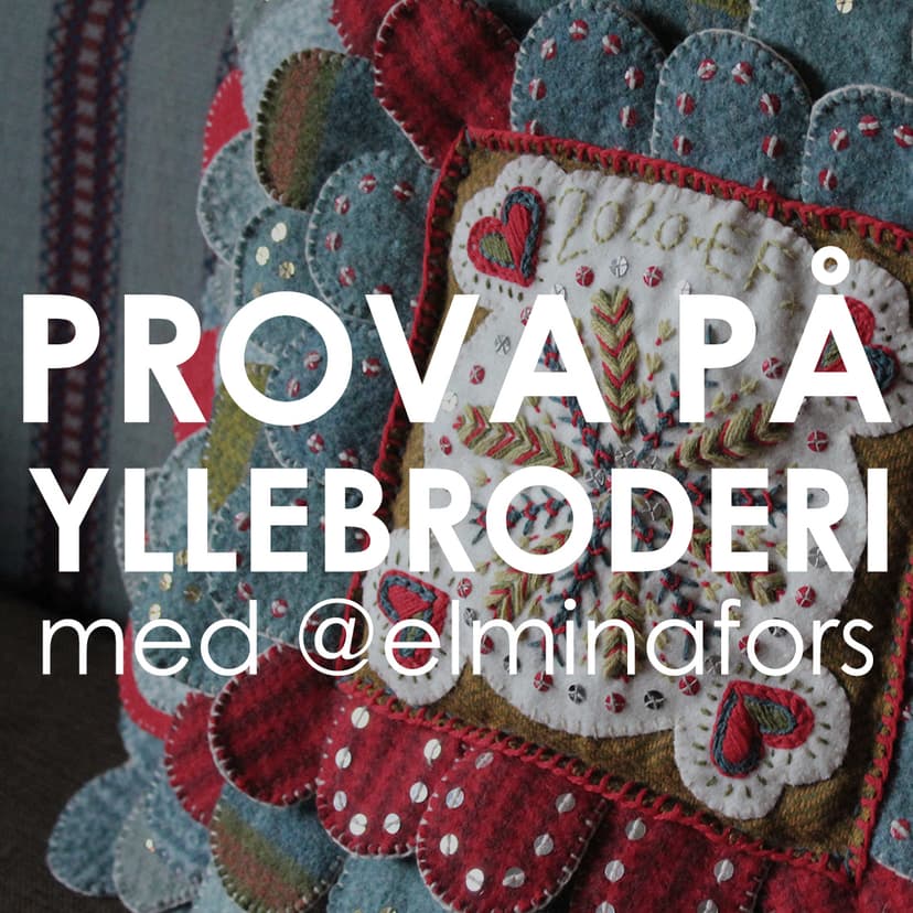 Prova på Fritt Yllebroderi